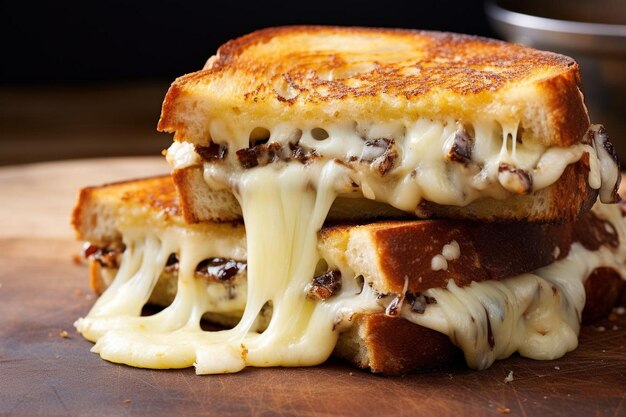 Zdjęcie gourmet truffle grilled cheese pleasure