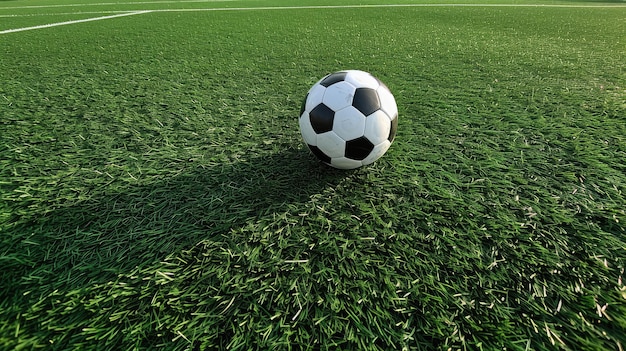 Gra w piłkę nożną gotowa Generatywna sztuczna inteligencja