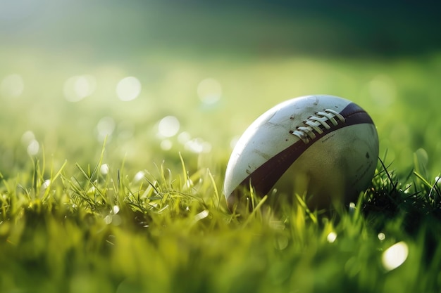 Gra w rugby jest próbą wytrzymałości i siły, pokazującą sportowość i pracę zespołową, ekscytującym sportem, który ucieleśnia wytrzymałość i determinację na boisku.