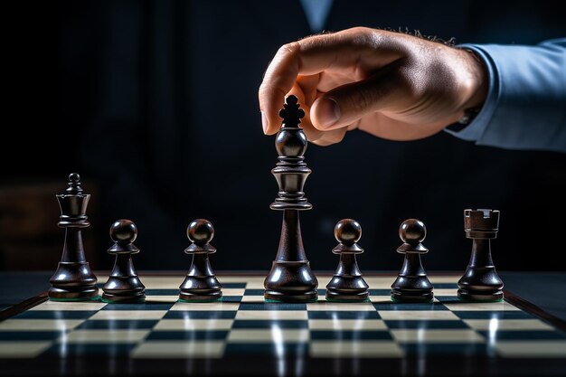 Gra w szachy używa strategii do regulowania planszy Decyzja podejmowanie meczów szachowe kawałek telefon tapeta 4k