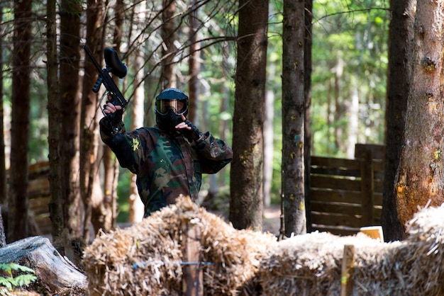 Gracz paintballa przegrał swoją grę