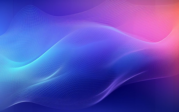 Gradient abstrakcyjny styl wireframe tło