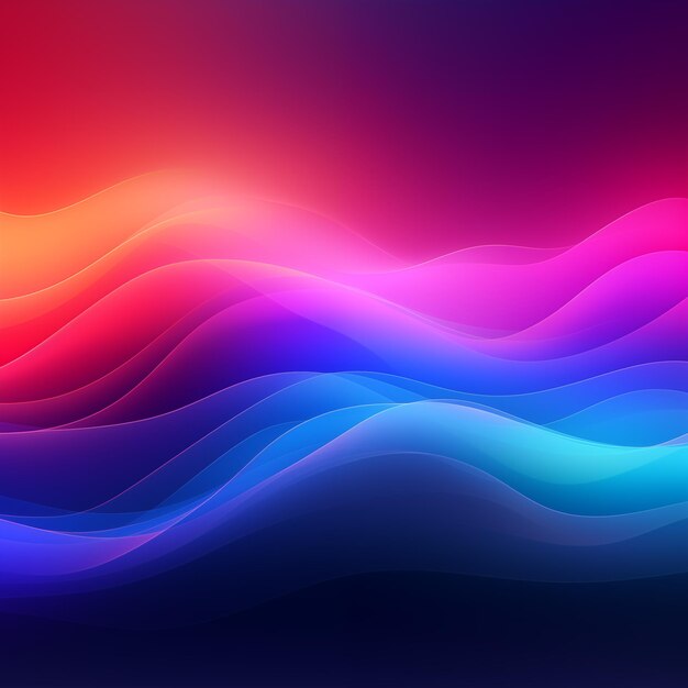 Zdjęcie gradient neonowy