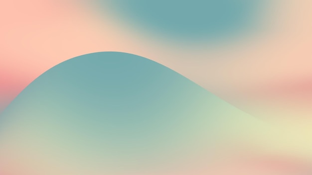 Gradient niewyraźny pastelowy brzoskwiniowo-zielony abstrakcyjny tło