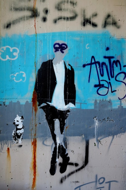 Graffiti na ścianie