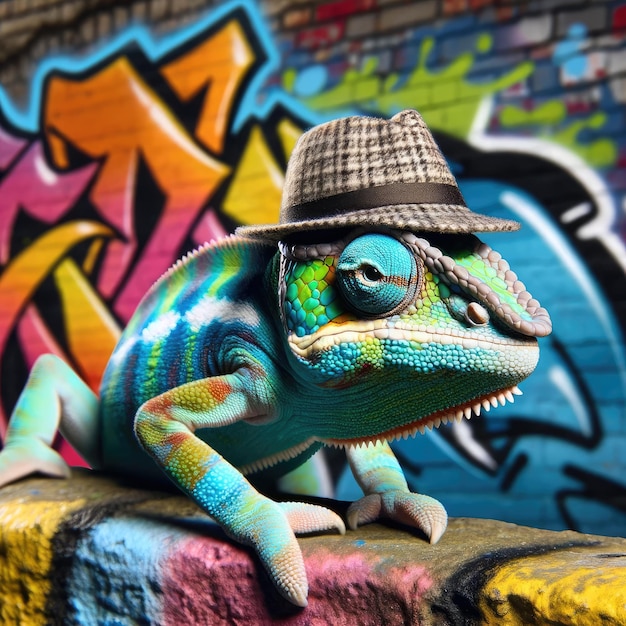 Graffiti Strażnik Chameleon