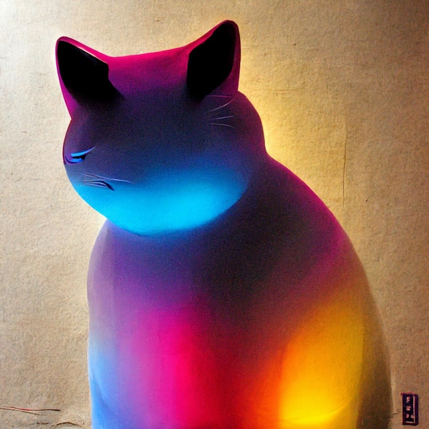 Grafika cyfrowa rgb cat