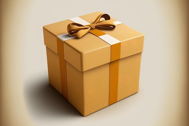 Grafika ikony pudełka prezentowego na paczkę