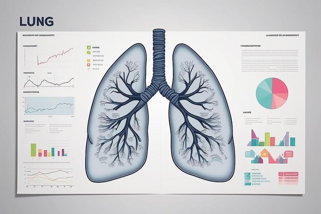 Zdjęcie grafika płuc i wykres z słowem slungon it