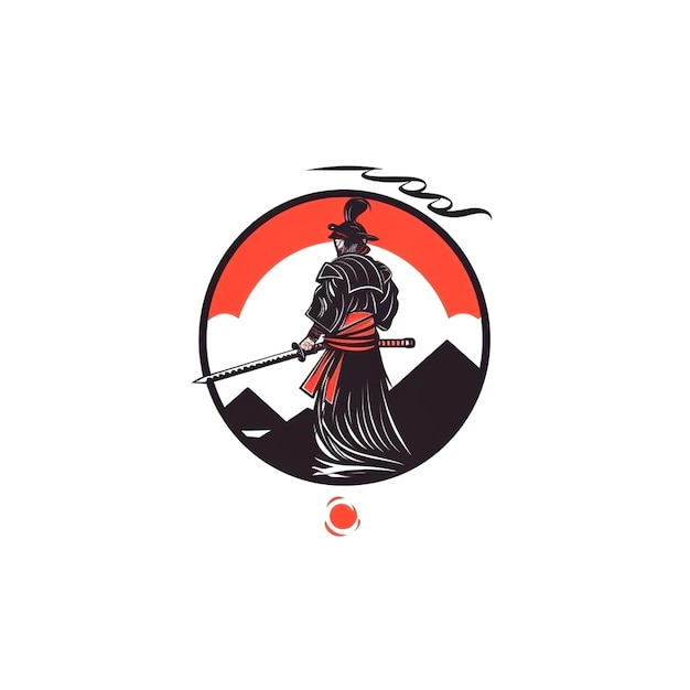 Zdjęcie grafika samuraja
