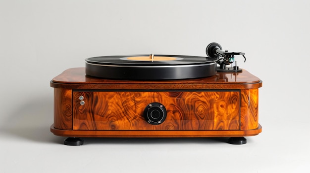 gramofon z gramofonem na nim