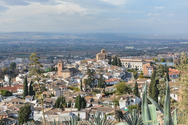 Granada Andaluzja Widok z widokiem na miasto