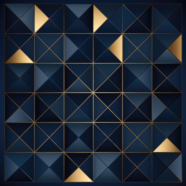 Granatowa geometria tworzy okładkę skoroszytu z jednolitym obrazem