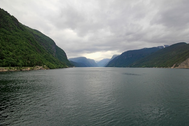 Granvin Fjord w Norwegii Skandynawia