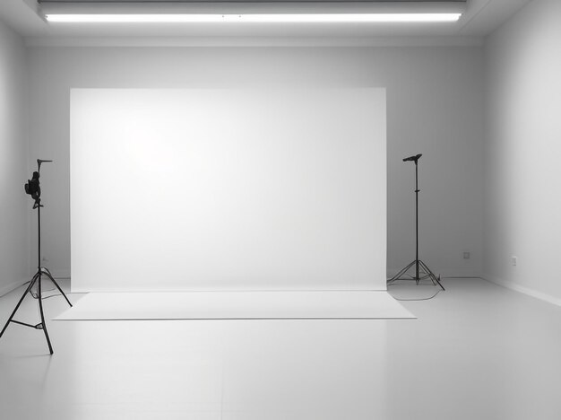 Gray Empty Room Studio Gradient używany do tła wersji 6