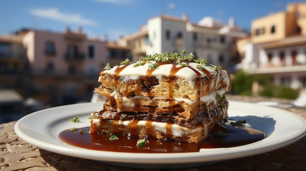 Grecka gastronomia tradycyjne potrawy feta jogurt tzatziki moussaka grecka sałatka i ryby