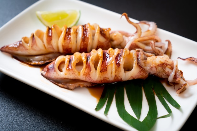 grillowane kalmary z sosem teriyaki