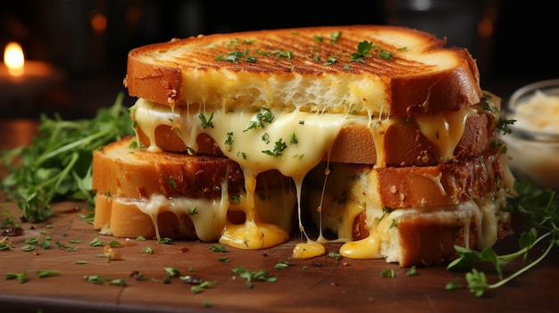 Grillowany ser to klasyczna amerykańska kanapka Generative AI