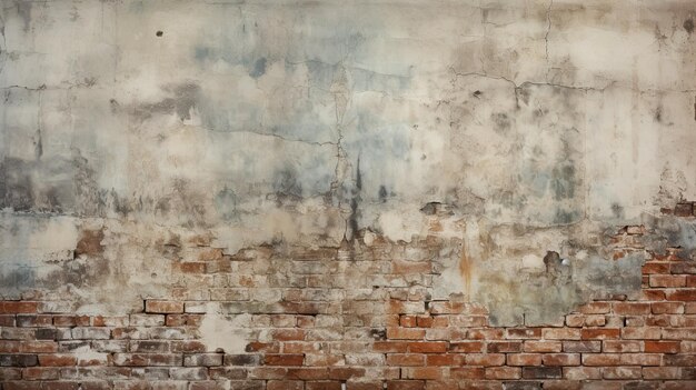 Zdjęcie grimy grunge brick wall texture abstract background z teksturowaną powierzchnią betonu do projektowania