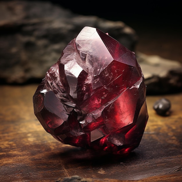 Gritty Beauty Rough Garnet