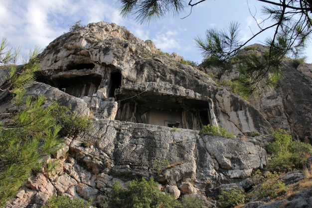 Grobowce skalne Amasya TURCJA