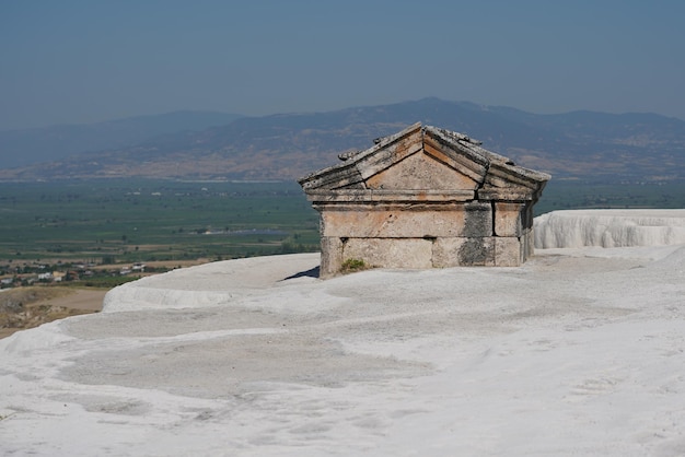 Grobowiec w Hierapolis Starożytne Miasto Pamukkale Denizli Turkiye