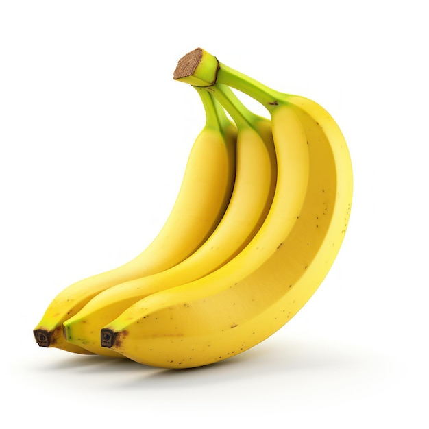 Gromada bananów na białym tle