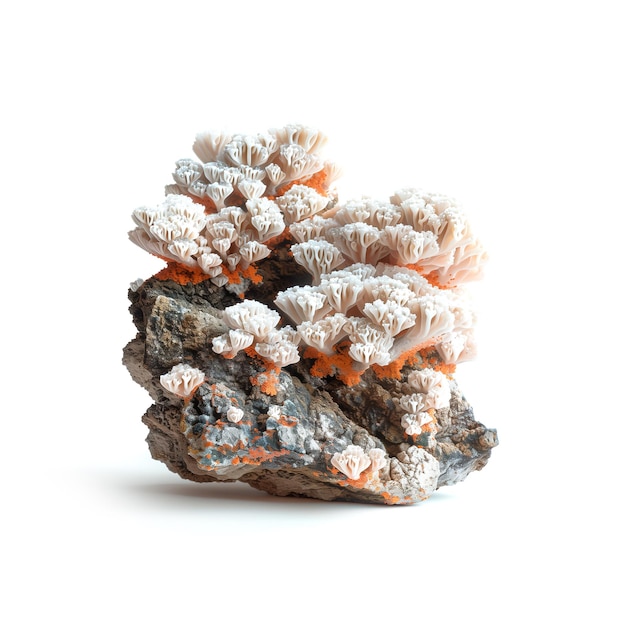 Gromada koralowców na szczycie skały Generatywna sztuczna inteligencja