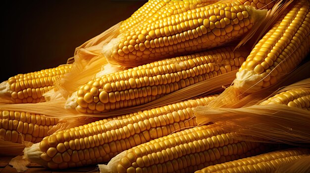 Gromada kukurydzy w gospodarstwie rolnym