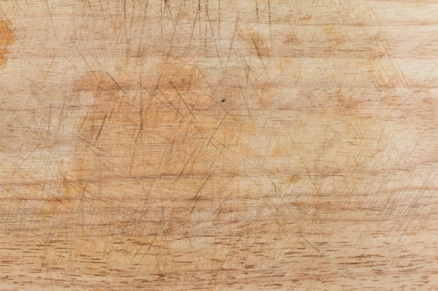 Grunge drewniana tnąca deska z kopii przestrzeni projektem dla robi karmowemu tłu