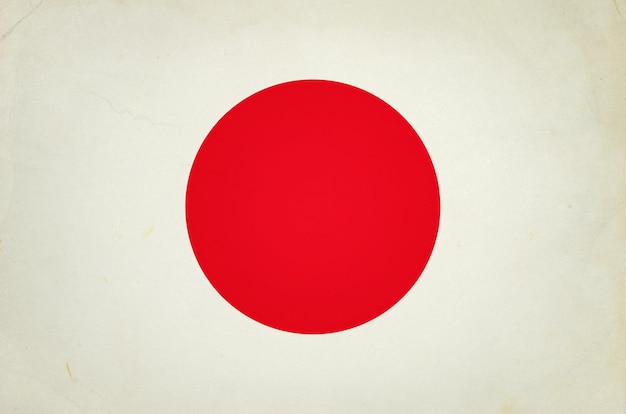 Grunge flaga Japonii