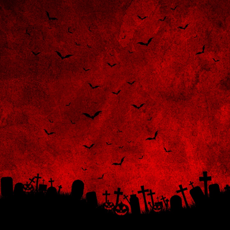 Zdjęcie grunge halloweenowy tło