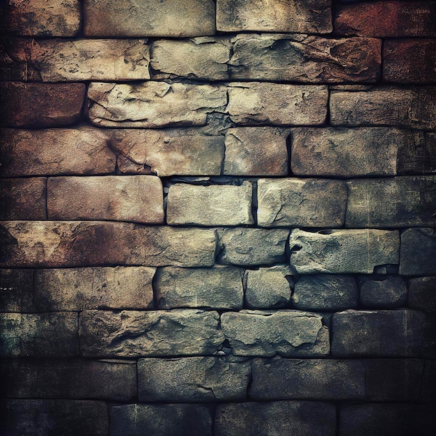Grunge kamienny mur z cegły tekstury tła zdjęcie
