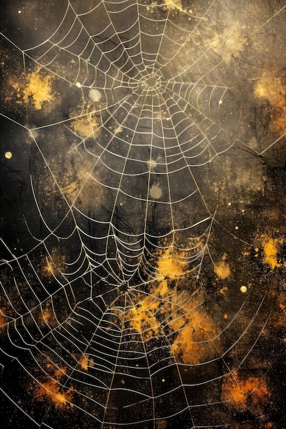 Zdjęcie grungy spider web digital papers spider web background halloween invitation backgrounds