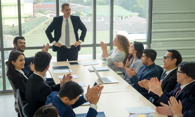 Gruop Ludzi Biznesu Na Seminarium Lub Spotkaniu