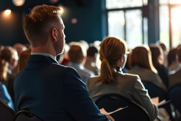 Zdjęcie grupa osób uczestniczących w seminarium biznesowym