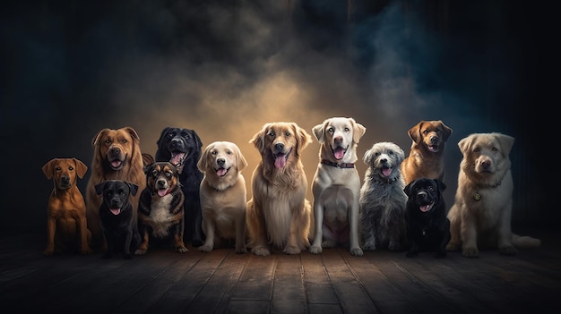 Grupa psów Generative AI