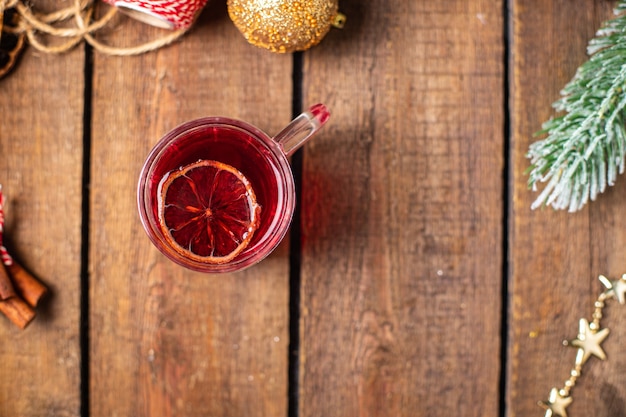 grzane wino świąteczny napój nowy rok tło przyprawa sok gwiazda anyż cynamon przytulny świeży gorący