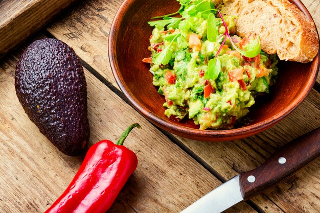 Guacamole, meksykańska przystawka z awokado