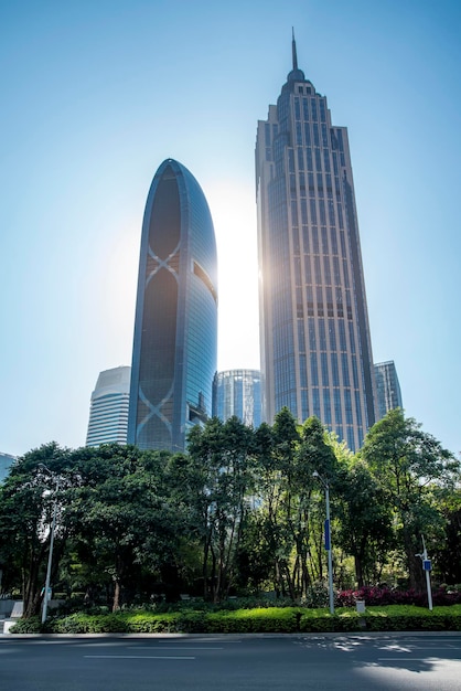 Guangzhou Financial Centre Nowoczesny budynek biurowy