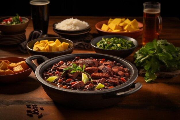 Zdjęcie gulasz z fasoli feijoada