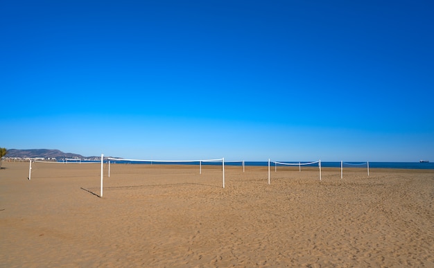 Gurugu Plaża W Grao De Castellon Hiszpania