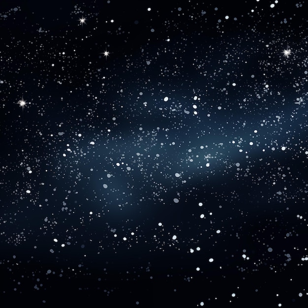 Gwiazdy planety i galaktyki w wolnej przestrzeni Śnieg na ciemnym tle