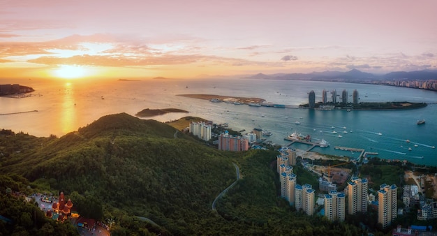 Hainan Sanya Island Scenery Fotografia lotnicza