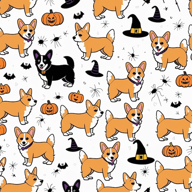 Zdjęcie halloween backdrop ai generative