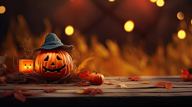 halloween dekoracji tło szablon ilustracja sztandar skopiuj przestrzeń upiorny tło