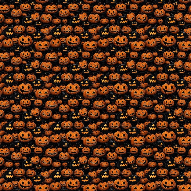 Halloween Digital Paper Halloween Texture Seamless Halloween Pumpkin Pattern Clipart Spooky Boo