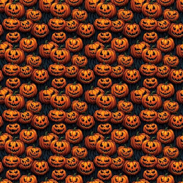 Zdjęcie halloween digital paper halloween texture seamless halloween pumpkin pattern clipart spooky boo