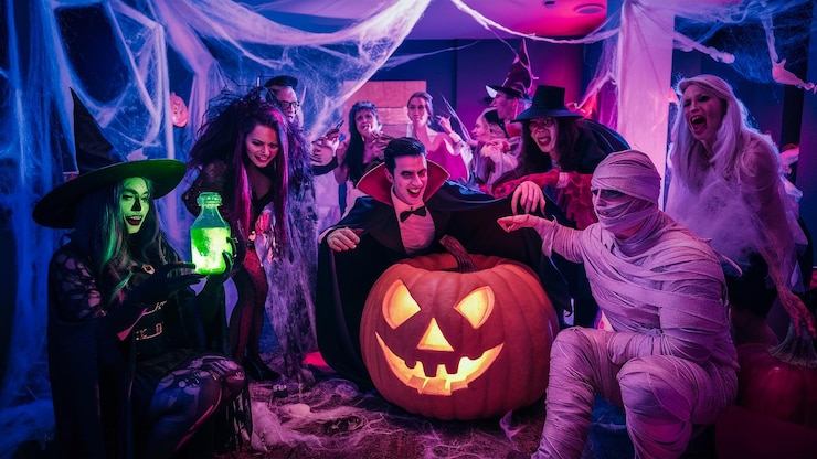 Zdjęcie halloween dyni izolowana latarnia tło biały dekoracja obiekt światło twarz urocza może