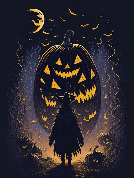 Halloween Enchantment Pumpkin Hoodies Witchy Magic i Batthemed T-shirts